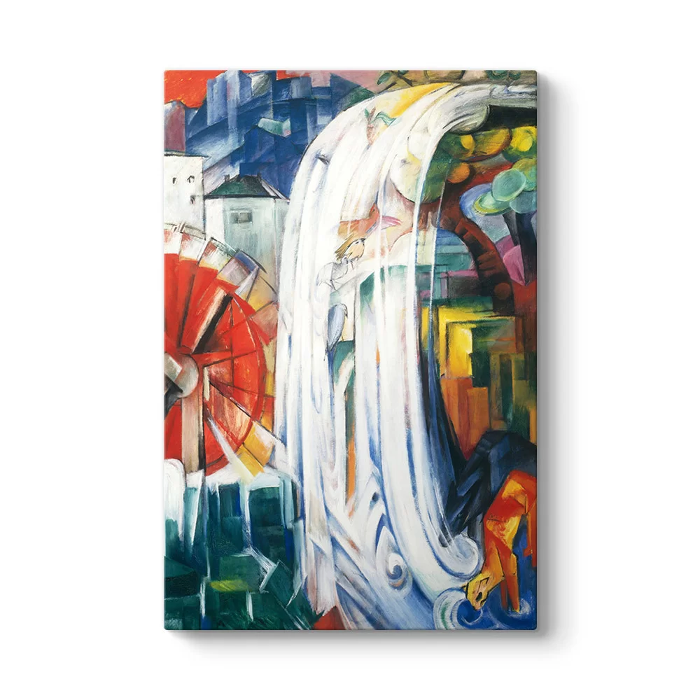 Franz Marc - The Bewitched Mill Tablosu - Model 2